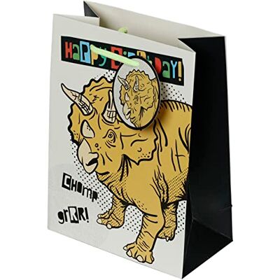 Puckator Geschenktüte Happy Birthday Dinosaurier Dinosaurier M Puckator Geschenktüte Happy Birthday Dinosaurier Dinosaurier M