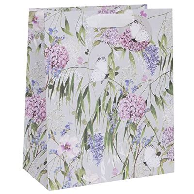 GLICK Luxuriöse Geschenktüte, große Geschenktüte, Feiern, Geschenktüte, Stephanie, Dyment Cabbage, weißer Geschenkbeutel, 260 x 315 x 135 mm, Weiß GLICK Luxuriöse Geschenktüte, große Geschenktüte, Feiern, Geschenktüte, Stephanie, Dyment Cabbage, weißer Geschenkbeutel, 260 x 315 x 135 mm, Weiß
