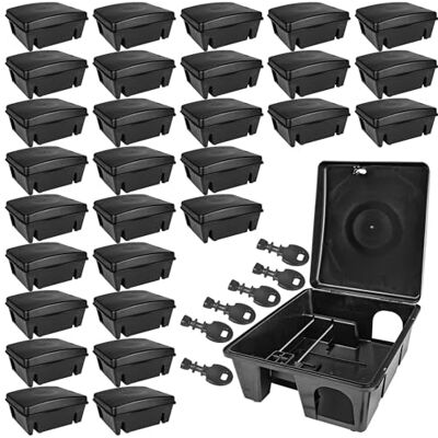 Petigi Auswahl Köderstation Ratten Mäuse Köderbox Garten Mausfalle Rattenköderbox Box Rattenfalle Rattenköderstation Kinder- Haustiersicher Mäusebox Koederbox Gift Petigi Auswahl Köderstation Ratten Mäuse Köderbox Garten Mausfalle Rattenköderbox Box Rattenfalle Rattenköderstation Kinder- Haustiersicher Mäusebox Koederbox Gift