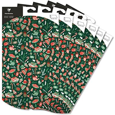 Clairefontaine 618014C 6 Geschenketuis 30x40cm Weihnachten Cosy Clairefontaine 618014C 6 Geschenketuis 30x40cm Weihnachten Cosy