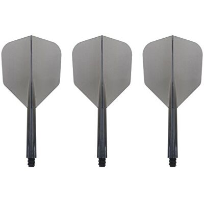 Condor Zero Stress Flight System Small Clear Black Dart Flights Medium Condor Zero Stress Flight System Small Clear Black Dart Flights Medium