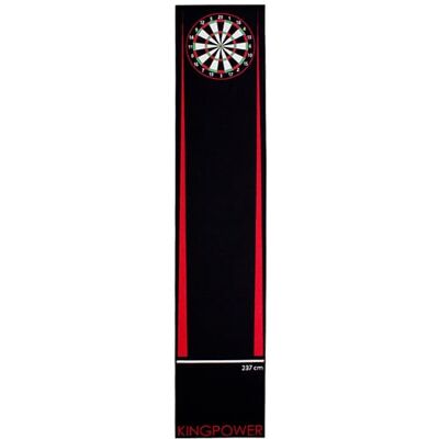 Kingpower Dart Teppich Rot Target Oche Matte Steeldart Dartpfeile Zubehör Dartteppich Dartboard Darts Abwurflinie Schutz Gummi Boden Dartscheibe 290 x 60 cm Kingpower Dart Teppich Rot Target Oche Matte Steeldart Dartpfeile Zubehör Dartteppich Dartboard Darts Abwurflinie Schutz Gummi Boden Dartscheibe 290 x 60 cm
