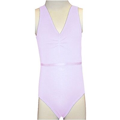 Capezio Tank Leotard w/Belt Girls, Lavender, Large Capezio Tank Leotard w/Belt Girls, Lavender, Large