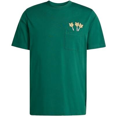 Adidas Men's Novelty Dart Graphic T-Shirt, Collegiate Green, S Adidas Men's Novelty Dart Graphic T-Shirt, Collegiate Green, S