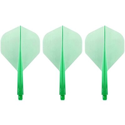 Condor Zero Stress Flight System Standard Clear Green Dart Flights Short Condor Zero Stress Flight System Standard Clear Green Dart Flights Short