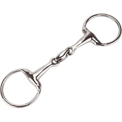 Equinate Olivenkopfgebiss Edelstahl 16mm doppelt gebrochen 14,5cm Anatomisch geformtes maulfreundliches Gebiss mit sanfter Einwirkung Lasergravierte Größenangabe Equinate Olivenkopfgebiss Edelstahl 16mm doppelt gebrochen 14,5cm Anatomisch geformtes maulfreundliches Gebiss mit sanfter Einwirkung Lasergravierte Größenangabe