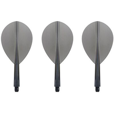 Condor Darts Flight Plain Clear Black Teardrop S Condor Darts Flight Plain Clear Black Teardrop S