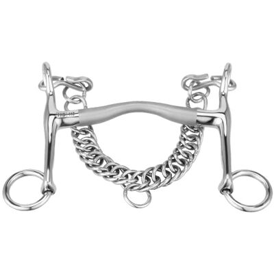 Herm Sprenger Sprenger SATINOX Pony Reitkandare 14 mm Edelstahl rostfrei, 115 mm Weite Herm Sprenger Sprenger SATINOX Pony Reitkandare 14 mm Edelstahl rostfrei, 115 mm Weite