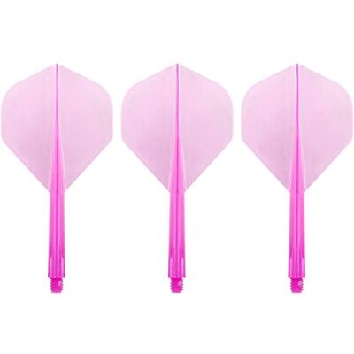 Condor Zero Stress Flight System Standard Clear Pink Dart Flights Medium Condor Zero Stress Flight System Standard Clear Pink Dart Flights Medium