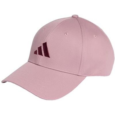 Adidas Unisex Baseball Cotton New Logo Hat, Magic Mauve/Maroon, XS-S Adidas Unisex Baseball Cotton New Logo Hat, Magic Mauve/Maroon, XS-S