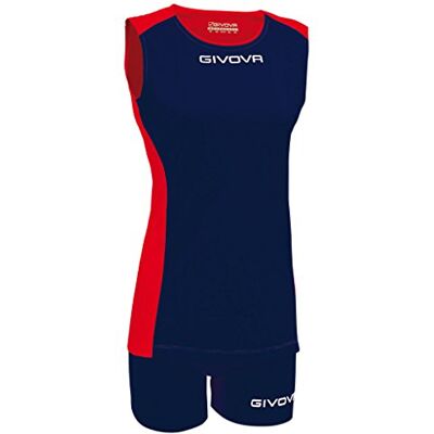 Givova KIT Volley Piper BLU/Rosso Tg. XL Givova KIT Volley Piper BLU/Rosso Tg. XL