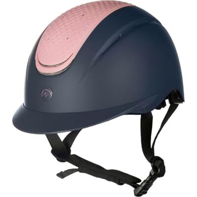 HKM Kinder Sydney Reithelm, Dunkelblau/Rosa, 52-54 cm HKM Kinder Sydney Reithelm, Dunkelblau/Rosa, 52-54 cm