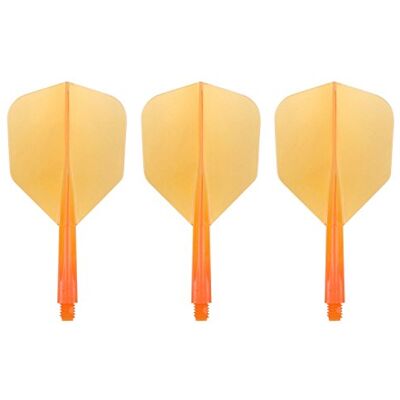 Condor Darts Flight Plain Clear Orange Small S Condor Darts Flight Plain Clear Orange Small S