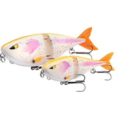 Berkley Zilla Jointed Glider Hechtköder Einfach zu fischender Glide Bait mit S-förmiger Aktion Klip Lok®-System 0,5–1,5 m Tiefe Raubfischköder 18 cm 80 g Motoroil Quappe Berkley Zilla Jointed Glider Hechtköder Einfach zu fischender Glide Bait mit S-förmiger Aktion Klip Lok®-System 0,5–1,5 m Tiefe Raubfischköder 18 cm 80 g Motoroil Quappe