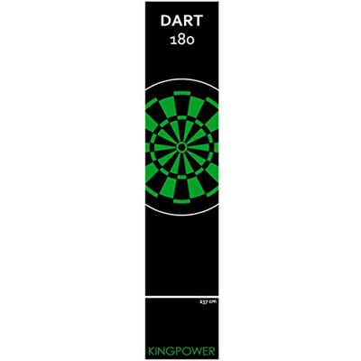 Kingpower Dart Darts Teppich Dartteppich Dartmatte Steeldart 273 x 80 cm, Blau, Dartpfeile, Dartboard, Zubehör, mit Abwurflinie, Dartscheibe, Schutz, Gummi Kingpower Dart Darts Teppich Dartteppich Dartmatte Steeldart 273 x 80 cm, Blau, Dartpfeile, Dartboard, Zubehör, mit Abwurflinie, Dartscheibe, Schutz, Gummi