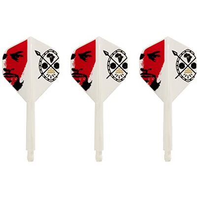 Condor Axe Devon Petersen African Warrior Inspiration 3 White Dart Flights Medium Condor Axe Devon Petersen African Warrior Inspiration 3 White Dart Flights Medium