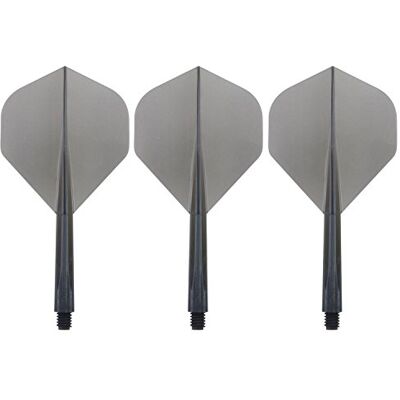 Condor Zero Stress Flight System Standard Clear Black Dart Flights Medium Condor Zero Stress Flight System Standard Clear Black Dart Flights Medium