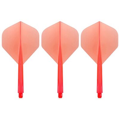 Condor Zero Stress Flight System Standard Clear Red Dart Flights Medium Condor Zero Stress Flight System Standard Clear Red Dart Flights Medium
