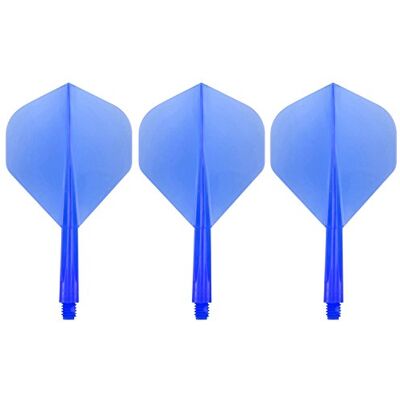 Condor Zero Stress Flight System Standard Clear Blue Dart Flights Short Condor Zero Stress Flight System Standard Clear Blue Dart Flights Short