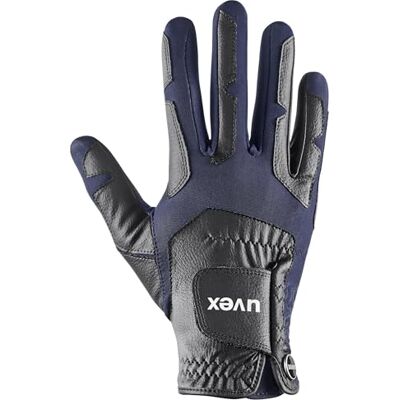 Uvex ventraxion Plus Flexibler Reithandschuh für Damen und Herren exzellenter Grip & strapazierfähig touchscreenfähig 4D-Stretch& Soft-Touch Meterial Navy-Black 9-10 Uvex ventraxion Plus Flexibler Reithandschuh für Damen und Herren exzellenter Grip & strapazierfähig touchscreenfähig 4D-Stretch& Soft-Touch Meterial Navy-Black 9-10