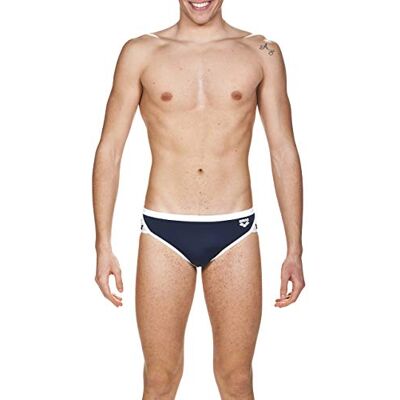 ARENA Herren M Team Stripe Brief, Navy-Weiß, DE 128JR ARENA Herren M Team Stripe Brief, Navy-Weiß, DE 128JR