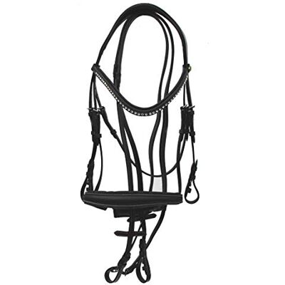 Rhinegold 0 Anatomic Cavesson Bridle-Cob-Havana Trense Rhinegold 0 Anatomic Cavesson Bridle-Cob-Havana Trense