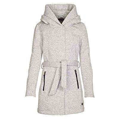 G.I.G.A. DX Damen Frydara Casual Strick Parka Mit Kapuze Und Gürtel, Off White, 36 G.I.G.A. DX Damen Frydara Casual Strick Parka Mit Kapuze Und Gürtel, Off White, 36