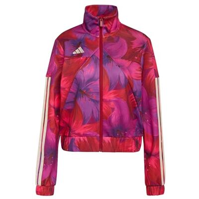 Adidas Women's x Farm Rio House of TIRO Track TOP, Bahia Magenta/Active Maroon/Crystal Linen, XXS Adidas Women's x Farm Rio House of TIRO Track TOP, Bahia Magenta/Active Maroon/Crystal Linen, XXS