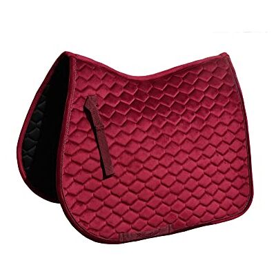 Rhinegold Velvet Hexagon GP Schabracke Full-Bordeaux Rhinegold Velvet Hexagon GP Schabracke Full-Bordeaux