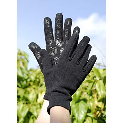 Rhinegold 0 Fleece Lined Yard and Riding Gloves-Extra Large-Black Handschuhe Kinder, Schwarz Rhinegold 0 Fleece Lined Yard and Riding Gloves-Extra Large-Black Handschuhe Kinder, Schwarz
