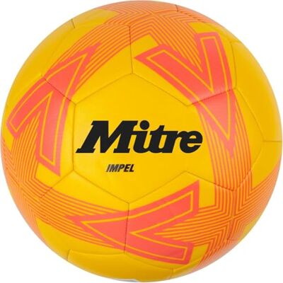 Mitre Impel L30P Fußball Extrem trsapazierfähig formbeständig Fußball, Gelb/Orange, 3 Mitre Impel L30P Fußball Extrem trsapazierfähig formbeständig Fußball, Gelb/Orange, 3