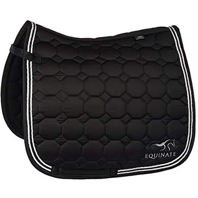 Equinate Satin Schabracke Madison Pony DR Dressur Schwarz Equinate Satin Schabracke Madison Pony DR Dressur Schwarz