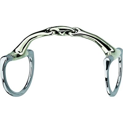Herm Sprenger Sprenger Dynamic RS Olivenkopfgebiss mit D-förmigem Ring 16 mm doppelt gebrochen Sensogan, 135 mm Weite Herm Sprenger Sprenger Dynamic RS Olivenkopfgebiss mit D-förmigem Ring 16 mm doppelt gebrochen Sensogan, 135 mm Weite