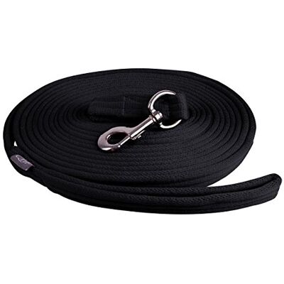 QHP Longierleine Longe – Extra weicher Komfort – 8 m mit praktischer Tasche und großer Schlaufe QHP Longierleine Longe – Extra weicher Komfort – 8 m mit praktischer Tasche und großer Schlaufe