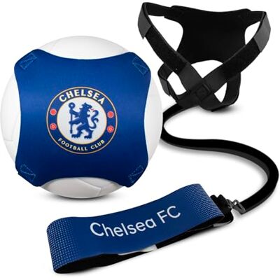 Hy-Pro Chelsea Fußball Kicktrainer & Trainingsset – Verstellbares Hüftgurt-Trainingsgerät, Geschenk für Jungs – Tragbares System für Ballgrößen 3-5, Zuhause & Feldeinsatz Hy-Pro Chelsea Fußball Kicktrainer & Trainingsset – Verstellbares Hüftgurt-Trainingsgerät, Geschenk für Jungs – Tragbares System für Ballgrößen 3-5, Zuhause & Feldeinsatz