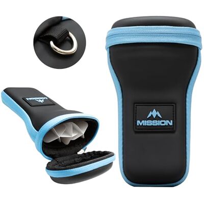 Mission Kapsule Eva Case Schwarz & Blau Darttasche/Aufbewahrungstasche Mission Kapsule Eva Case Schwarz & Blau Darttasche/Aufbewahrungstasche