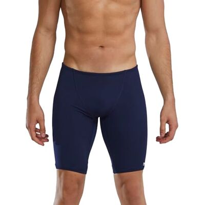 TYR Sport Herren Solid Durafast Jammer Badeanzug, Herren, Durafast One Solid Jammer, Navy, 34 TYR Sport Herren Solid Durafast Jammer Badeanzug, Herren, Durafast One Solid Jammer, Navy, 34