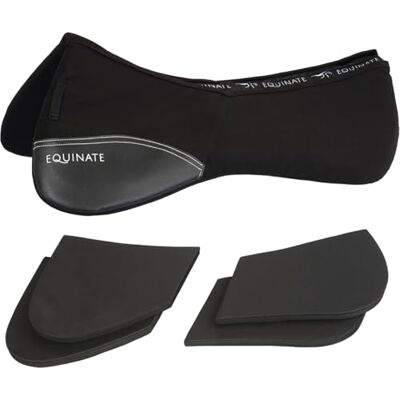 Equinate 2 Zonen Foam Sattelpad Laredo mit 8 weichen Einlagen für eine optimale Sattelanpassung Sattelkissen und Korrekturpad für Pferd und Pony zur Druckminderung Equinate 2 Zonen Foam Sattelpad Laredo mit 8 weichen Einlagen für eine optimale Sattelanpassung Sattelkissen und Korrekturpad für Pferd und Pony zur Druckminderung