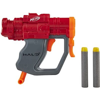 NERF MicroShots Halo SPNKr -- Mini Dart-Firing Blaster and 2 Darts -- Collectible Blaster for Halo Video Game Fans Battlers NERF MicroShots Halo SPNKr -- Mini Dart-Firing Blaster and 2 Darts -- Collectible Blaster for Halo Video Game Fans Battlers
