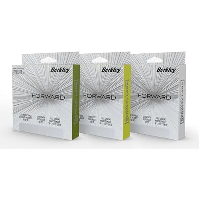 Berkley Forward Braid Angelschnur Hochsensible Finesse-Superline für Spinnfischen, Köderfischen und Finesse-Angeln Verbesserte Wurfweite und Sensibilität 1800 m 0,15 mm 4,7 kg Kristall Berkley Forward Braid Angelschnur Hochsensible Finesse-Superline für Spinnfischen, Köderfischen und Finesse-Angeln Verbesserte Wurfweite und Sensibilität 1800 m 0,15 mm 4,7 kg Kristall