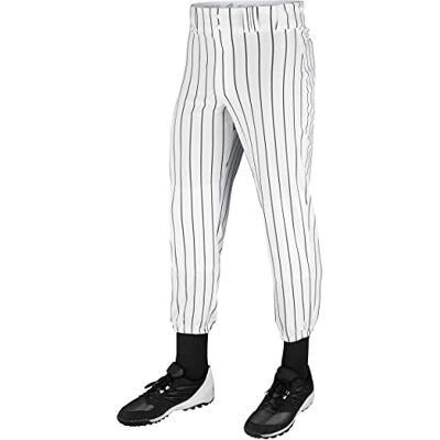 Champro Herren Baseballhose mit 3 Kronen, Nadelstreifen, Polyester, Dreifach-Krone, Nadelstreifen, Polyester, Baseballhose Champro Herren Baseballhose mit 3 Kronen, Nadelstreifen, Polyester, Dreifach-Krone, Nadelstreifen, Polyester, Baseballhose
