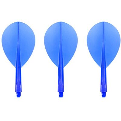 Condor Darts Flight Plain Clear Blue Teardrop S Condor Darts Flight Plain Clear Blue Teardrop S