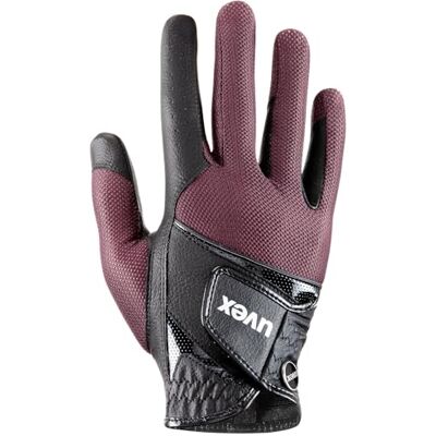 Uvex sumair dehnbarer, optimal belüfteter Reithandschuh für Damen und Herren exzellenter Grip & strapazierfähig touchscreenfähig Black-Burgundy 8.5 Uvex sumair dehnbarer, optimal belüfteter Reithandschuh für Damen und Herren exzellenter Grip & strapazierfähig touchscreenfähig Black-Burgundy 8.5