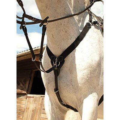 Rhinegold Elastischer Brustschutz mit V-kariertem Muster Cob-Havana Rhinegold Elastischer Brustschutz mit V-kariertem Muster Cob-Havana