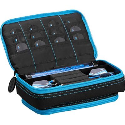 Casemaster Uni-Erwachsene Plus Schwarze Darttasche mit Blauem Rand und Handytasche Plazma Casemaster Uni-Erwachsene Plus Schwarze Darttasche mit Blauem Rand und Handytasche Plazma