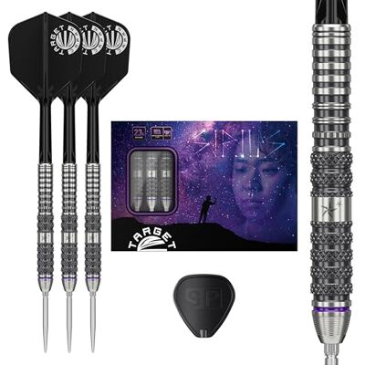 Target Darts Target Japan Prime Series Sirius G3 90% Tungsten K-Flex Swiss Point Steeldarts Set, 23G Yuta Hayashi KFlex Dart Flight, Swiss Nano Points, Steeldarts Spitzen mit K Flex integrierten Schäften Target Darts Target Japan Prime Series Sirius G3 90% Tungsten K-Flex Swiss Point Steeldarts Set, 23G Yuta Hayashi KFlex Dart Flight, Swiss Nano Points, Steeldarts Spitzen mit K Flex integrierten Schäften