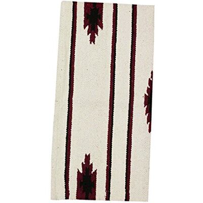 AMKA Westernpad weiß Pony Sattel Navajo Decke 26 x 26 Inch, 66 x 66 cm Western Satteldecke für Ponysättel Saddle Blanket AMKA Westernpad weiß Pony Sattel Navajo Decke 26 x 26 Inch, 66 x 66 cm Western Satteldecke für Ponysättel Saddle Blanket