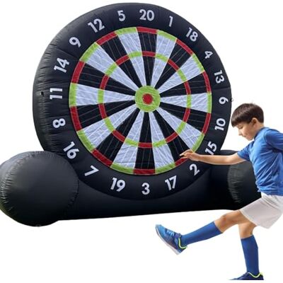 Oiyekntd Riesige aufblasbare Fußball-Dartscheibe mit 8 Bällen, Kickball-Dartscheibe, aufblasbare Fußball-Darts mit 350-W-Gebläse und Luftpumpe für Outdoor-Garten, Fitnessstudio, Camp, Sportspiele,A-4M/13FT Oiyekntd Riesige aufblasbare Fußball-Dartscheibe mit 8 Bällen, Kickball-Dartscheibe, aufblasbare Fußball-Darts mit 350-W-Gebläse und Luftpumpe für Outdoor-Garten, Fitnessstudio, Camp, Sportspiele,A-4M/13FT