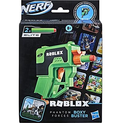 NERF Roblox Phantom Forces Boxy Buster Spielzeugpistole Foam Dart Blaster Inklusive 2X Darts NERF Roblox Phantom Forces Boxy Buster Spielzeugpistole Foam Dart Blaster Inklusive 2X Darts