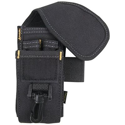 Custom Leathercraft CLC Handy/Werkzeughalter mit 5 Fächern, klein, Schwarz Custom Leathercraft CLC Handy/Werkzeughalter mit 5 Fächern, klein, Schwarz